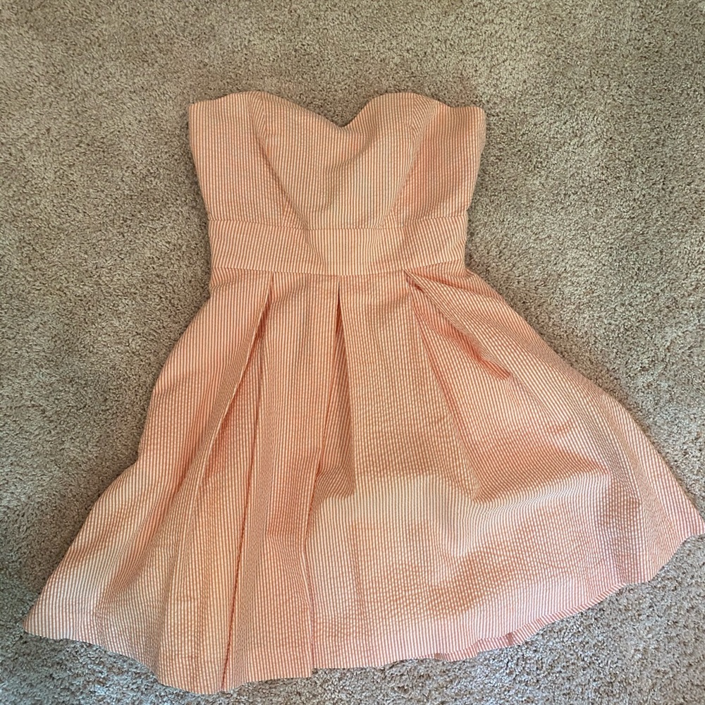 Orange boutique dress